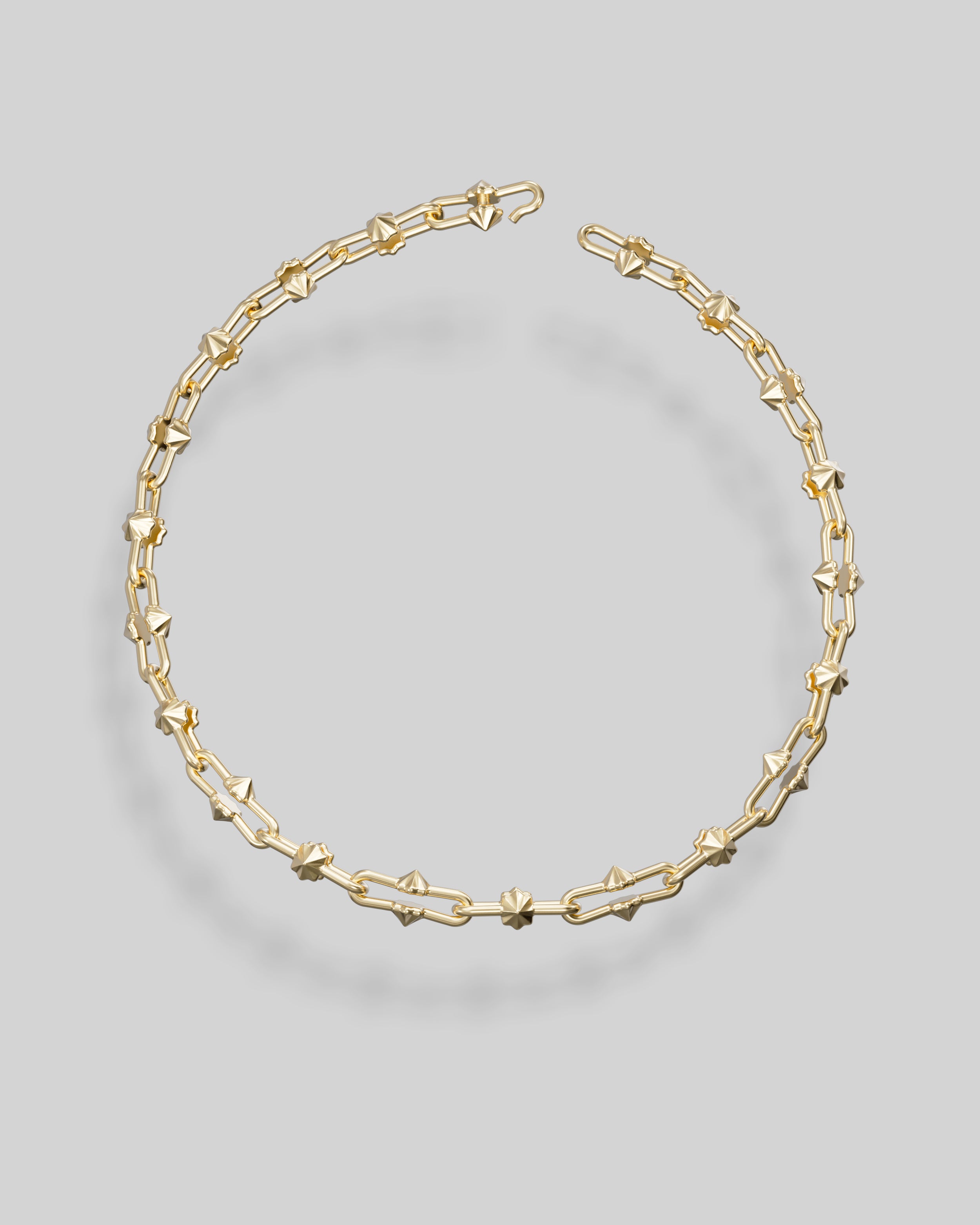 Iced Gem Link Necklace